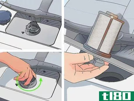 Image titled Clean a Dishwasher Filter Step 2