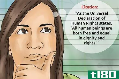 Image titled Cite the Universal Declaration of Human Rights Step 1