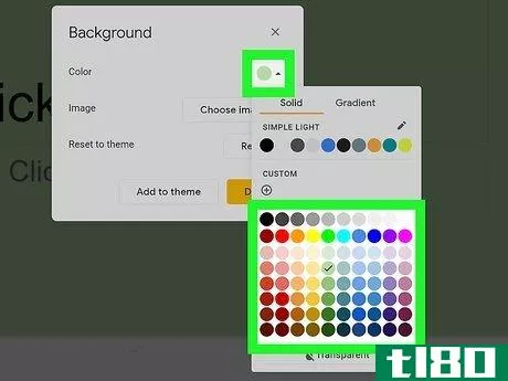 Image titled Change the Background on a Google Presentation Step 7