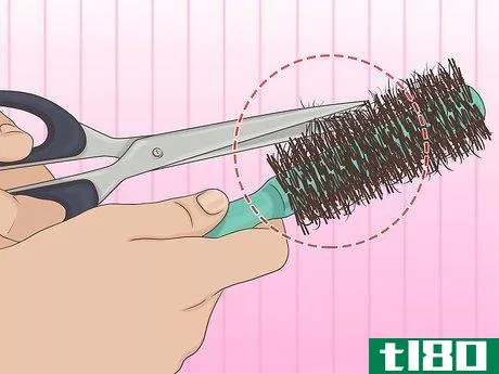 Image titled Clean a Round Hair Brush Step 2
