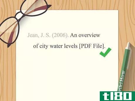 Image titled Cite Online PDFs in APA Style Step 8