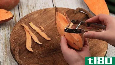 如何切红薯(cut sweet potatoes)