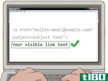 Image titled Create an Email Link in HTML Step 6