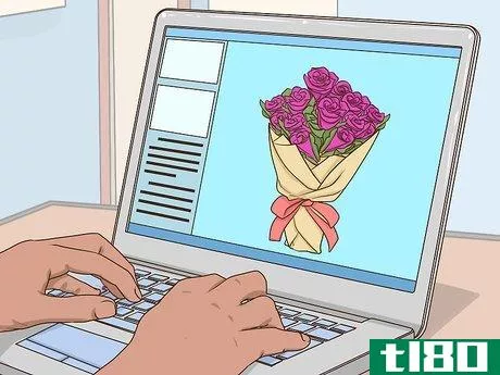 Image titled Create a Purple Wedding Bouquet Step 1