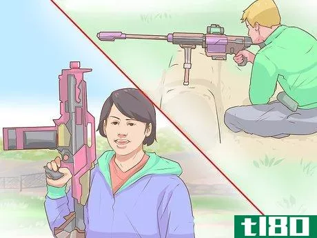 Image titled Choose a Position in a Nerf War Step 1