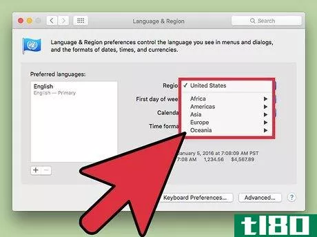 Image titled Change the Region on a Mac Step 5