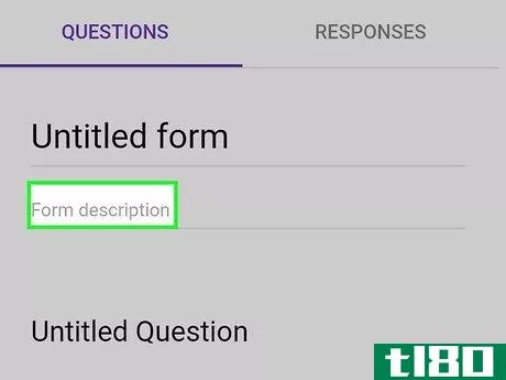 Image titled Create a Google Form on Android Step 4