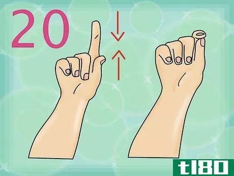 Image titled Count to 100 in American Sign Language Step 6