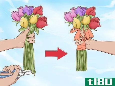 Image titled Create a Purple Wedding Bouquet Step 17