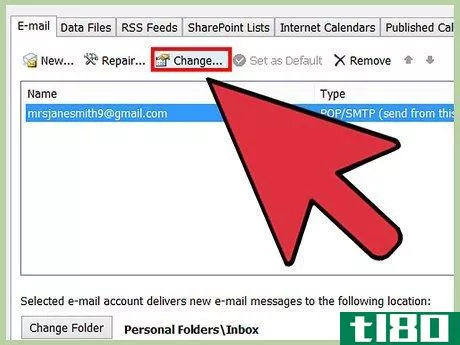 Image titled Change Microsoft Outlook Password Step 4