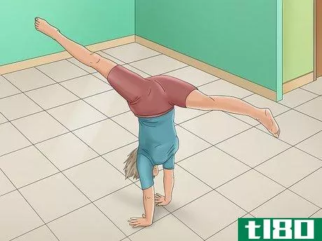 Image titled Do to Back Walkovers on the Beam Step 4