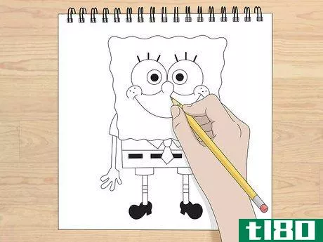 Image titled Draw SpongeBob SquarePants Step 12