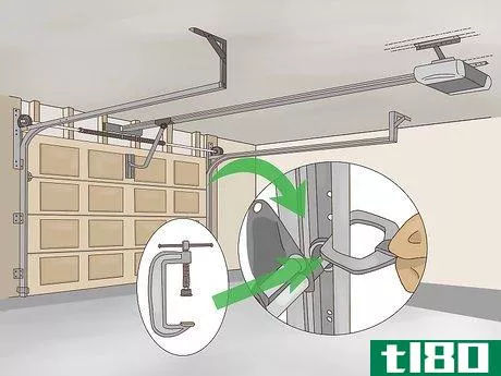 Image titled Fix a Garage Door Spring Step 1