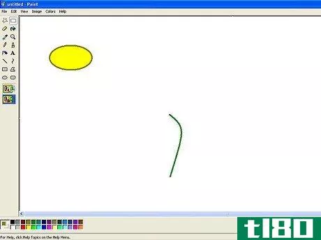 Image titled Draw a Flower in Microsoft Paint Step 3