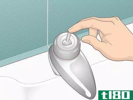 Image titled Fix a Leaky Bathroom Sink Faucet with a Single Handle Step 5