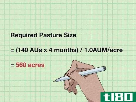 Image titled Determine How Many Acres of Pasture are Required For Your Cattle Step 6