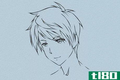 Image titled Draw Anime Hair Step 6