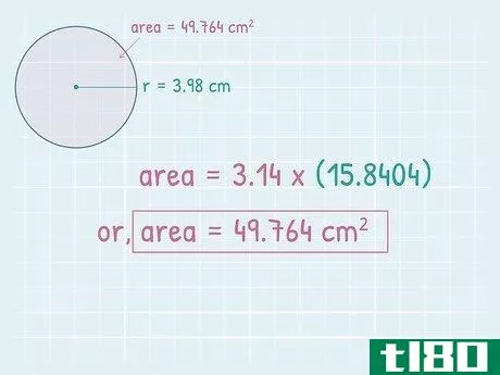 Image titled Find the Area of a Circle Using Its Circumference Step 7