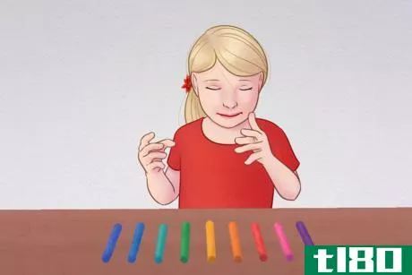 Image titled Autistic Girl at Play with Chalk.png