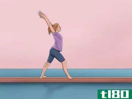 Image titled Do to Back Walkovers on the Beam Step 10