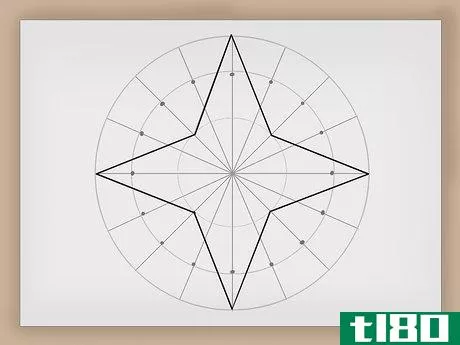 Image titled Draw a Compass Rose Step 8