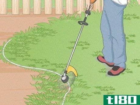 Image titled Edge a Lawn with String Trimmer Step 4
