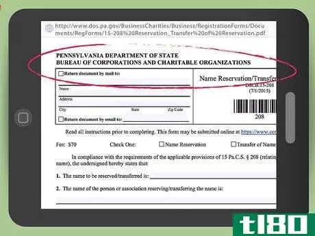 Image titled Form an LLC in Pennsylvania Step 3