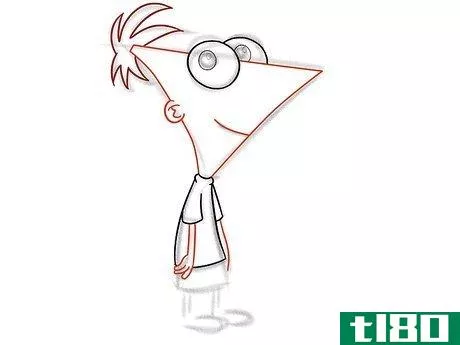 Image titled Draw Phineas Flynn from Phineas and Ferb Step 16