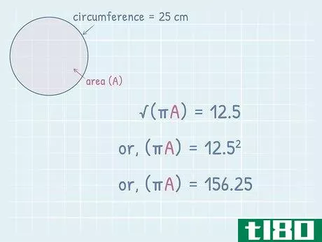 Image titled Find the Area of a Circle Using Its Circumference Step 11