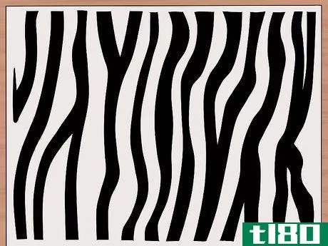 Image titled Draw Zebra Stripes Step 6