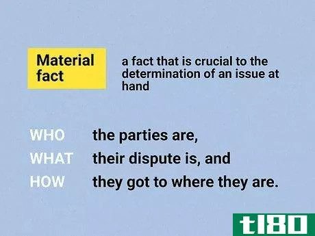 Image titled Determine the Material Facts in a Case (Common Law) Step 8