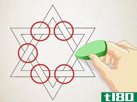 Image titled Draw the Star of David Step 4