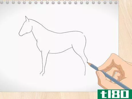 Image titled Draw a Simple Horse Step 9