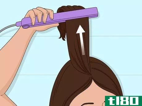 Image titled Flat Iron Short Hair Step 13