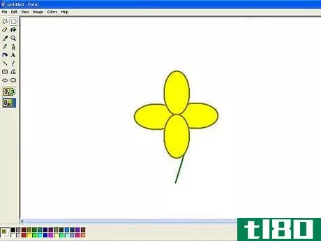 Image titled Draw a Flower in Microsoft Paint Step 13