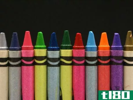 如何画一支紫色的蜡笔(draw a purple crayon)