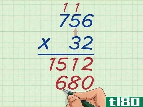 Image titled Do Long Multiplication Step 7