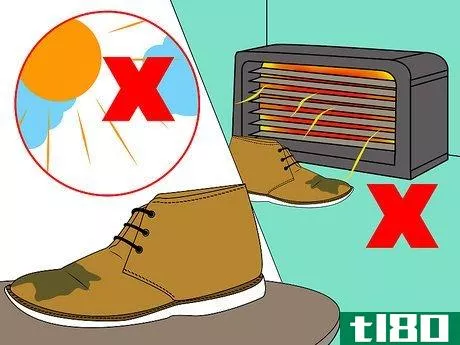 如何修理湿绒面皮鞋(fix wet suede shoes)