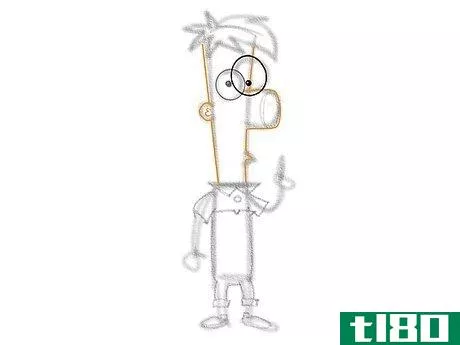 Image titled Draw Ferb Fletcher from Phineas and Ferb Step 10