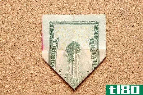 Image titled Fold a $20 Bill Into a Picture of the Twin Towers Step 4