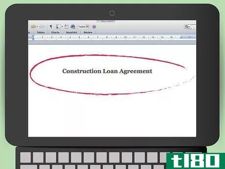 Image titled Draft a Construction Loan Agreement Step 3