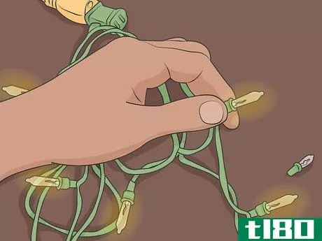 Image titled Fix Christmas Lights That Are Half Out Step 06
