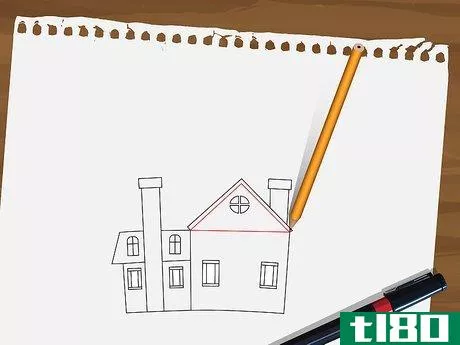 Image titled Draw a Haunted House Step 12