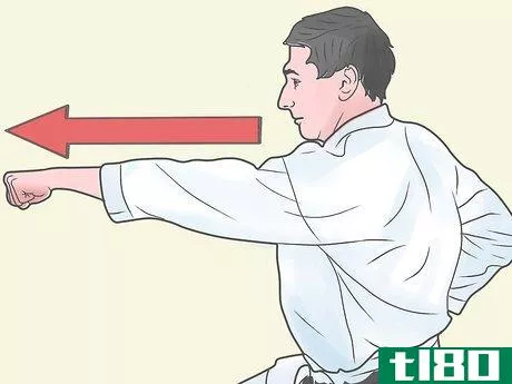Image titled Do a Karate Punch in Shotokan Step 3