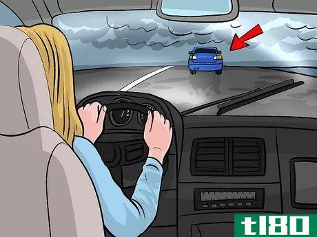 Image titled Drive Safely During a Thunderstorm Step 14