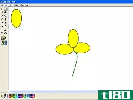 Image titled Draw a Flower in Microsoft Paint Step 12
