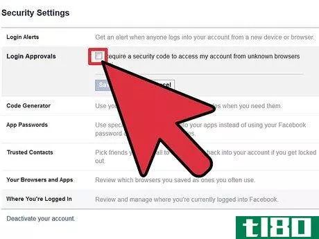 Image titled Edit Your Security Settings on Facebook Step 5