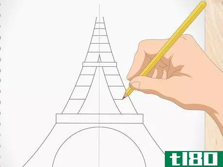 Image titled Draw the Eiffel Tower Step 15