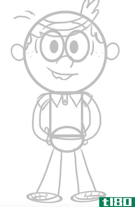Image titled How to Draw Lincoln Loud from The Loud House Step 6.png