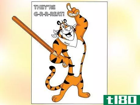 Image titled Draw and Color Tony the Tiger Step 12
